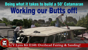 Overhead Fairing and Sanding