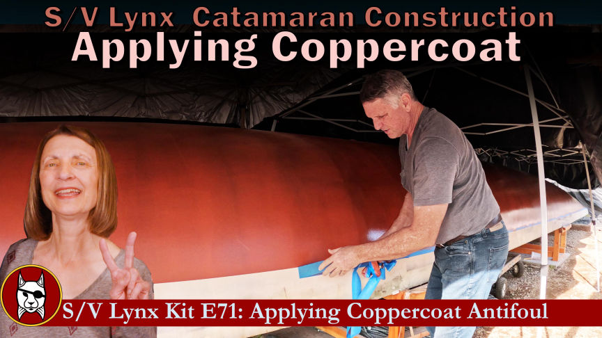 Applying Coppercoat Antifoul