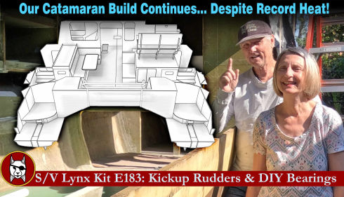 Kickup Rudders & DIY Bearings